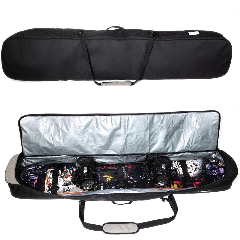 Athletico Peak Snowboard Bag - Padded Snowboard Travel Bag for Air Travel Carries Snow Board Gear Including Snowboarding Boots, Goggles, Etc for Flying (Black/Gray, 157cm) - Image 5